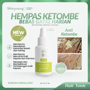 Shinyoung Hair Tonic Anti Ketombe dengan Triple Ferment dan Pro Vitamin B5 untuk Rambut Lebat Sehat